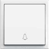 10A 1 GANG 1 WAY DOOR BELL 306301 WHITE SIMON