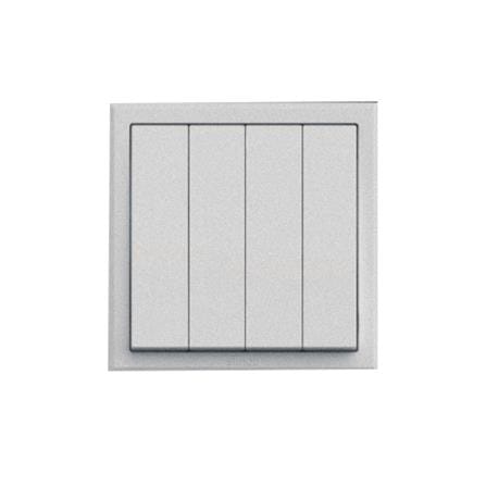 10A 4 GANG 1 WAY SWITCH 301041B SILVER SIMON
