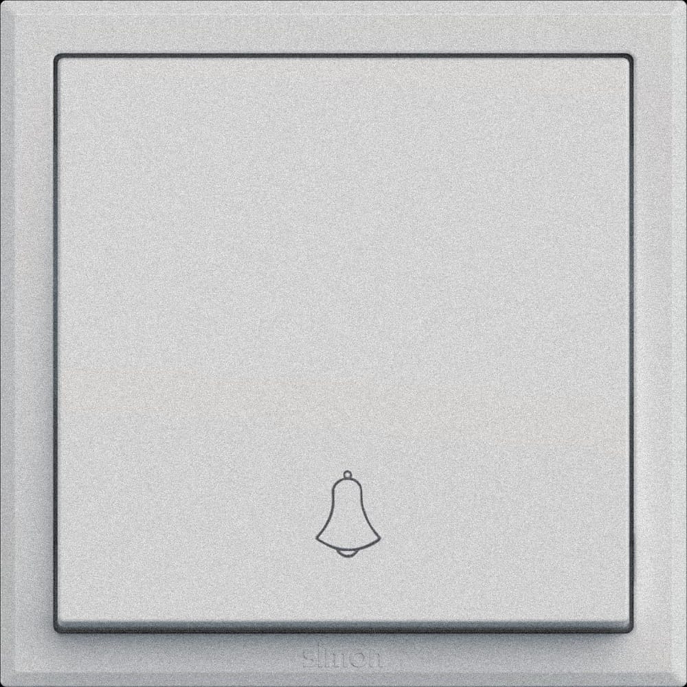 10A 1GANG 1WAY DOOR BELL SIMON 306301 SILVER