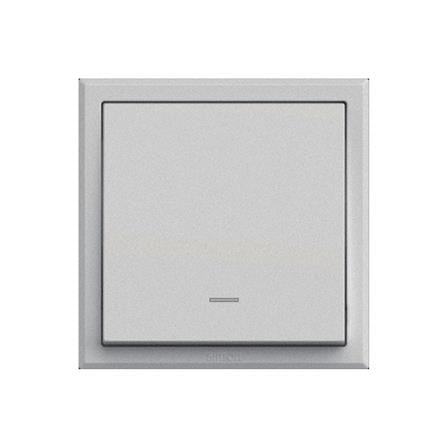 32A 1GANG 1WAY DOUBLE POLE SWITCH LED 303223 SILVER SIMON
