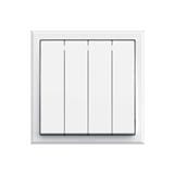 10A 4 GANG 1 WAY SWITCH 301041B WHITE SIMON
