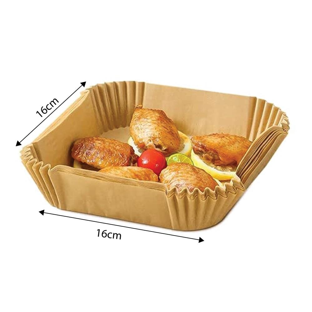 KLEEZPRO AIR FRYER PAPER SQUARE M-50PCS