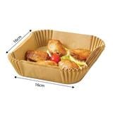 KLEEZPRO AIR FRYER PAPER SQUARE M-50PCS