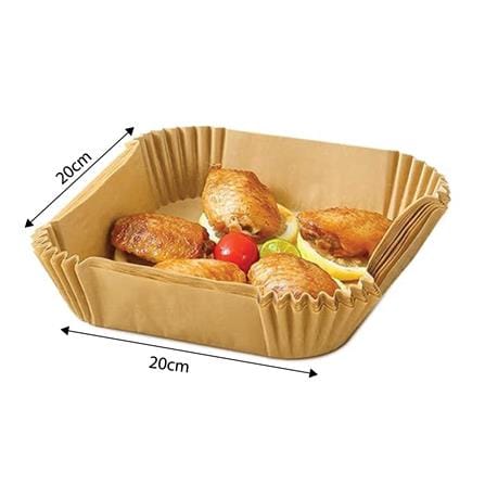 KLEEZPRO AIR FRYER PAPER BROWN 27CM L- 50PCS