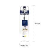 WATER BOTTLE TRITAN SUPER LOCK 560ML BLUE