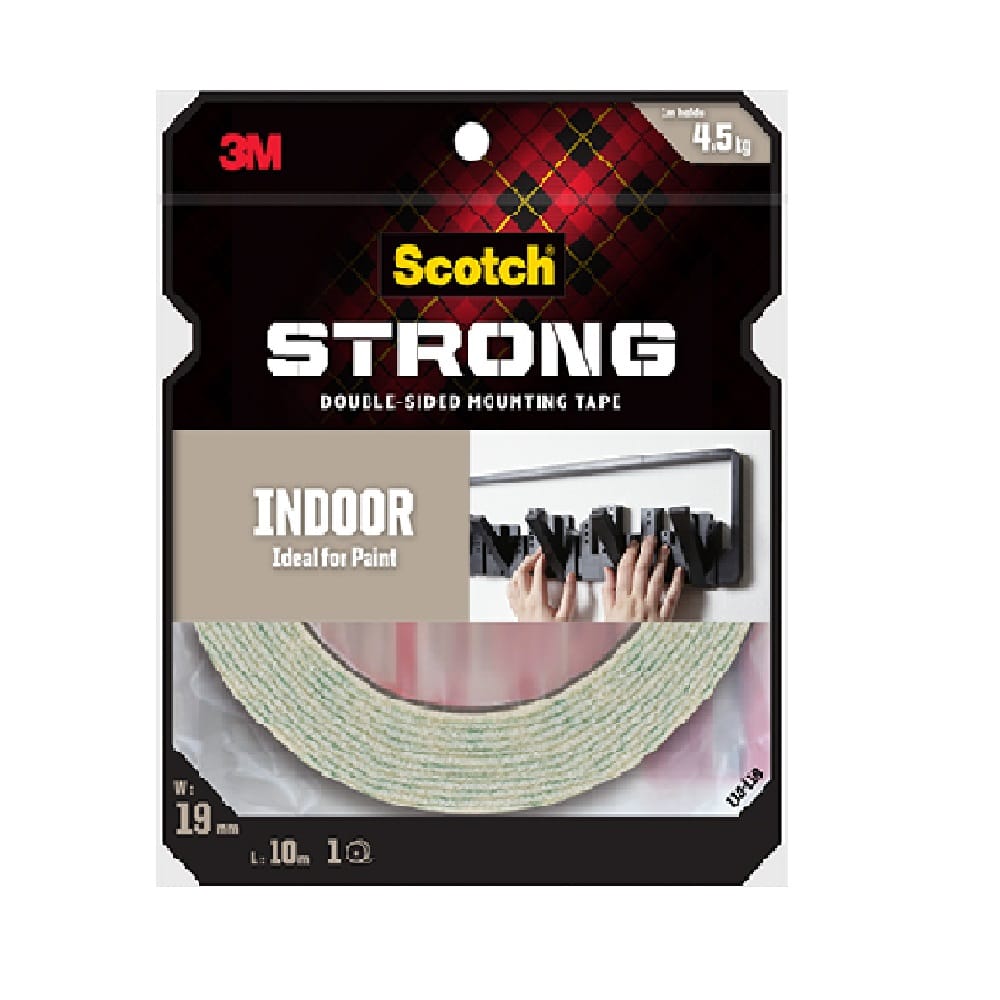 SCOTCH INDOOR DOUBLE-SIDED MOUNTING TAPE 19MMx10M (110-L19)