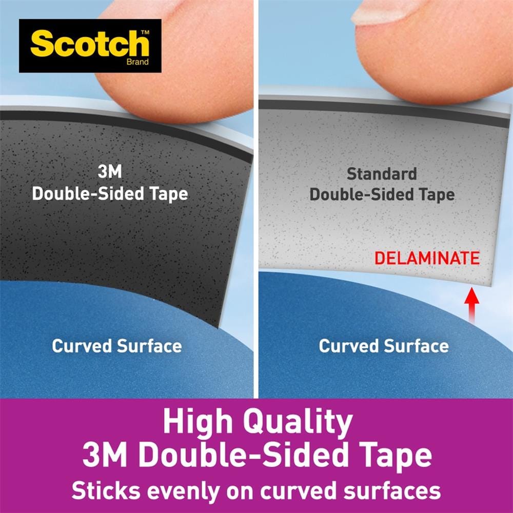 SCOTCH EXTERIOR & AUTO DOUBLE-SIDED MOUNTING TAPE 19MMx5M (710-M19)