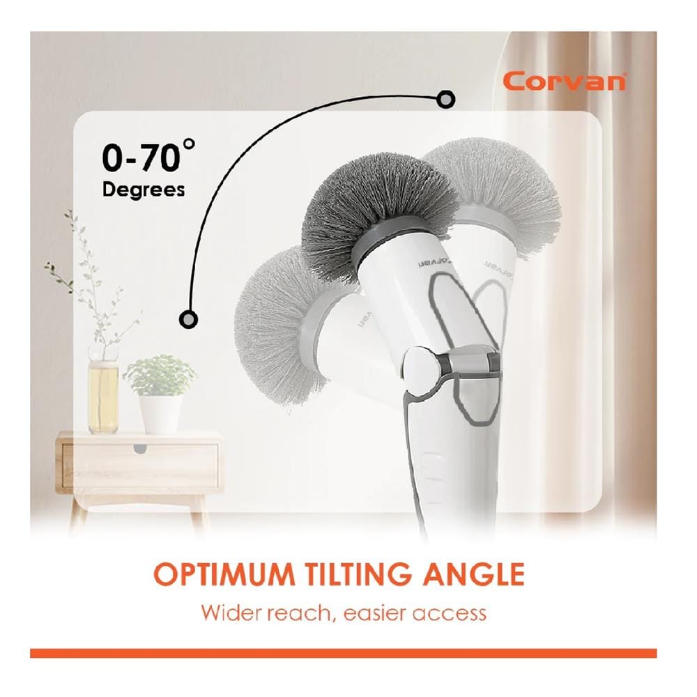 CORVAN STEAM CLEANER POWER SCRUB CP5-P8 RUNTIME 90 MINUTES