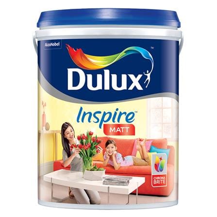 DULUX INSPIRE MATT 5L BASE C INTERIOR PAINT