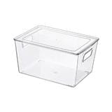FRIDGE STORAGE WITH LID 21X29.5X15.5CM KECH
