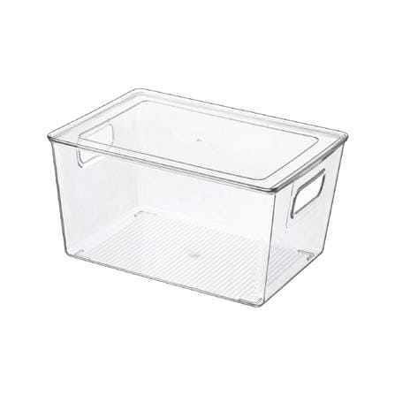 FRIDGE STORAGE WITH LID 21X29.5X15.5CM KECH