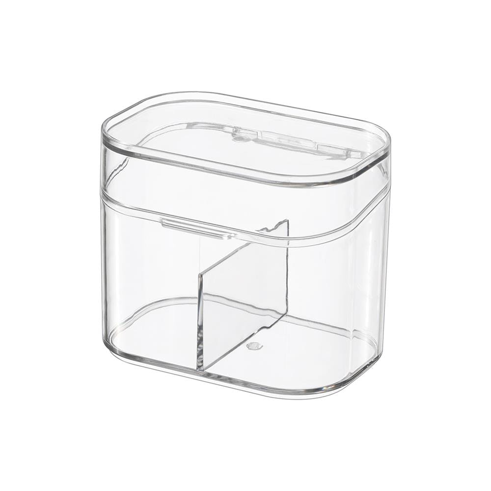 SMALL COSMETIC BOX 10.7X7.7X9.1CM CLEAR STACKO