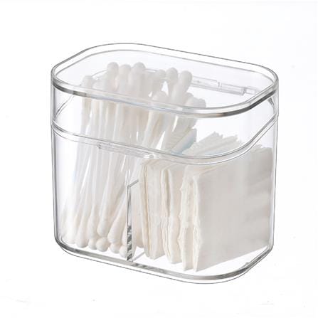 SMALL COSMETIC BOX 10.7X7.7X9.1CM CLEAR STACKO