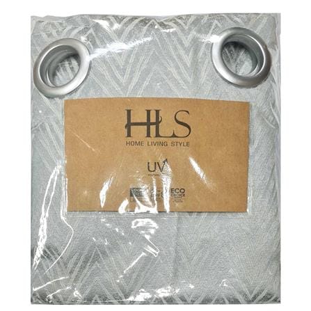 HLS CURTAIN EYELET BELLE UV 140X180CM LIGHT GRAY