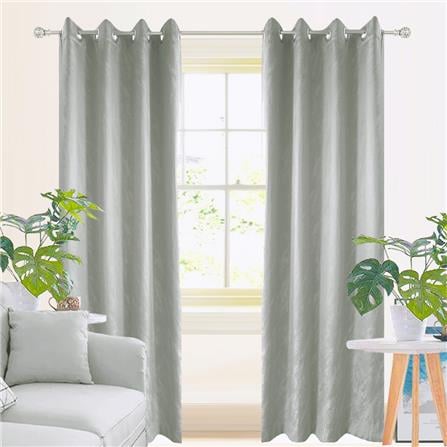 HLS CURTAIN EYELET ZAYN UV 140X280CM LIGHT GRAY
