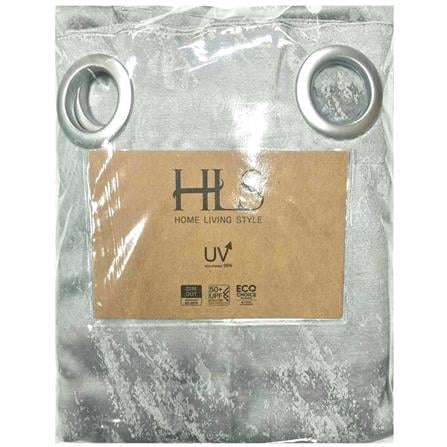 HLS CURTAIN EYELET ZAYN UV 140X280CM LIGHT GRAY
