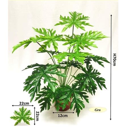 FAH LEAN ARTIFICIAL PLANT PAPAYA 18  L3230POT  70CM