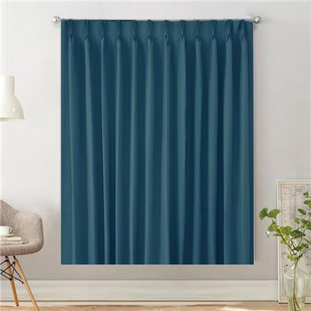 HLS CURTAIN FRENCH PLEAT ZAFA UV 140X220CM BLUE