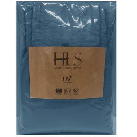 HLS CURTAIN FRENCH PLEAT ZAFA UV 140X220CM BLUE