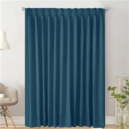 HLS CURTAIN FRENCH PLEAT ZAFA UV 140X250CM BLUE