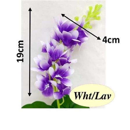 FAH LEAN FLOWER BUSH H55cm ARTIFICIAL FLOWER POT