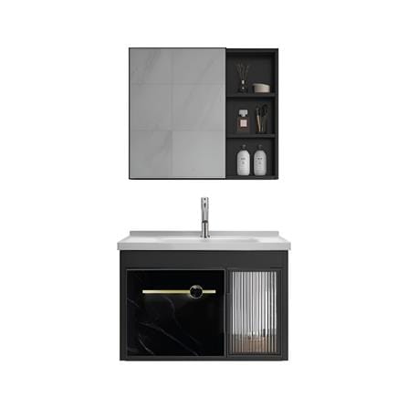 MD COUNTER WASHBASIN MBCS-600-MBB 5 IN 1 MARBLE BLACK
