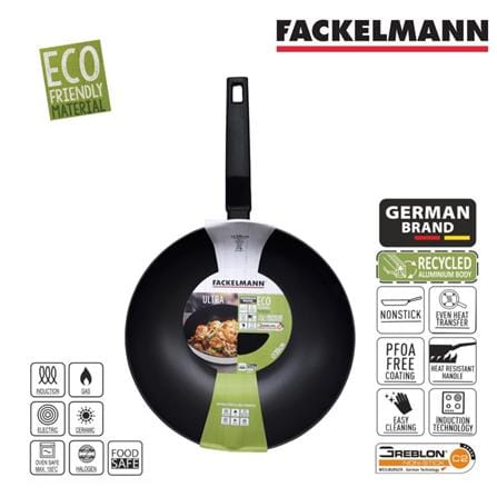 FACKELMANN ULTRA WOKPAN 30CM 90% RECYCLED ALUMINIUM 5853581