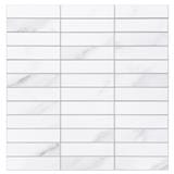 TARA PEEL&STICK ALUMINUM STICKER 30X28.5 MARBLE WHITE 2S