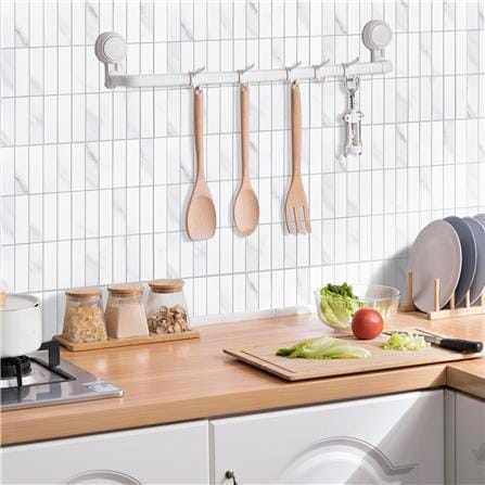 TARA PEEL&STICK ALUMINUM STICKER 30X28.5 MARBLE WHITE 2S