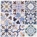 TARA PEEL&STICK VINYL STICKER 30X30 2S BLUE MOROCCO