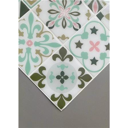 TARA PEEL&STICK VINYL STICKER 30X30 MINT MOROCCCO 2S