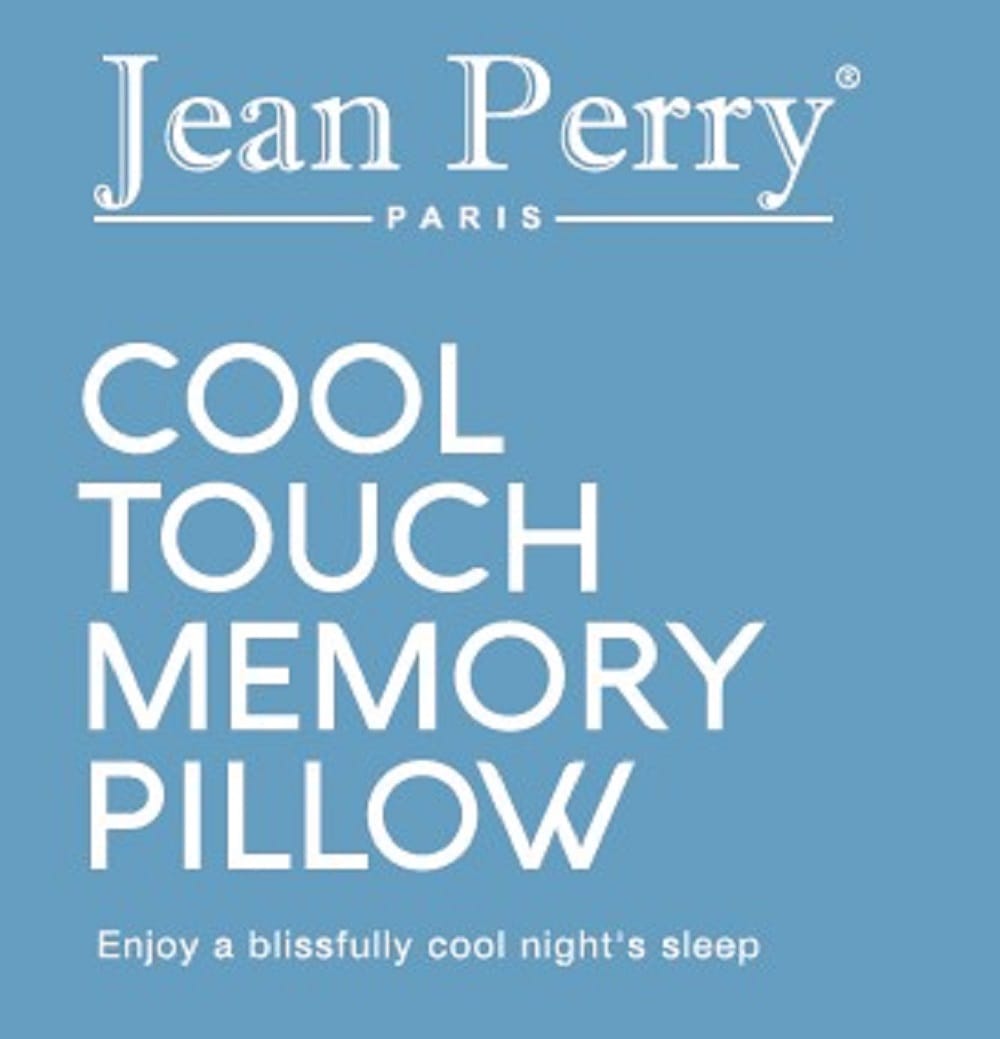 JEAN PERRY COOL TOUCH MEMORY FOAM PILLOW