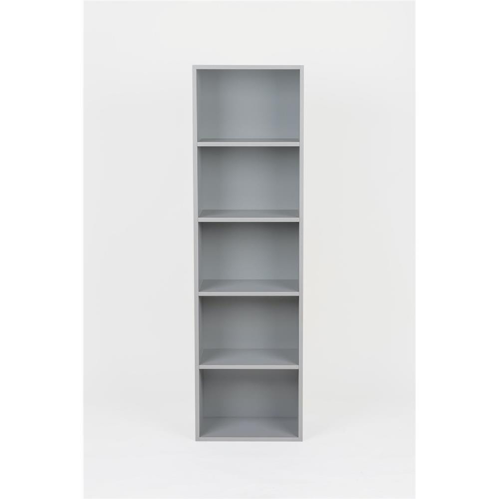 OPEN SHELF 5 TIER GREY