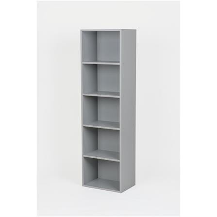OPEN SHELF 5 TIER GREY