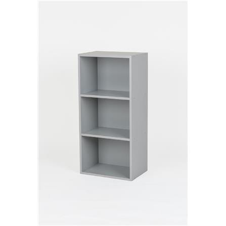 OPEN SHELF 3 TIER GREY