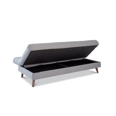 SOFA BED LAD-174N13S-P3 VELVET GREY