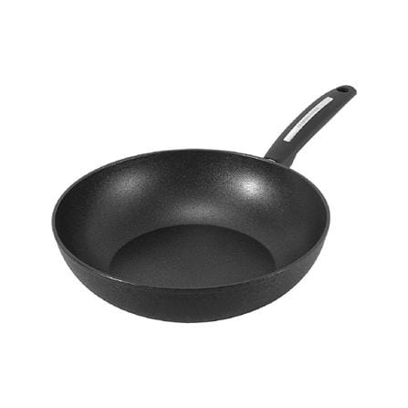 CS MUNSTER WOK PAN 28CM WITH FROSTED COATING CSWOK24982