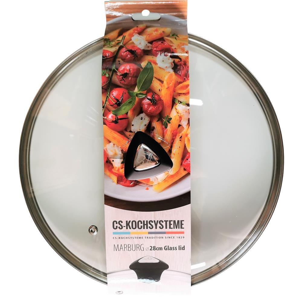 CS GLASS LID CLEAR 28CM  CSLID20028