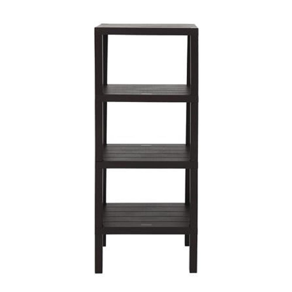 4-TIER SHELVING UNIT STACKO BRICK 30X40X100CM BROWN
