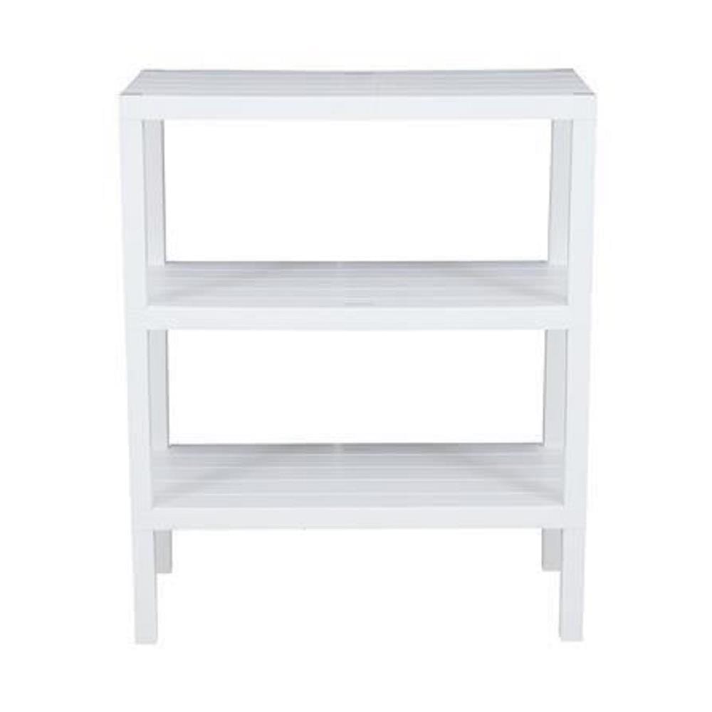 3-TIER SHELVING UNIT STACKO BRICK 30X60X73CM WHITE