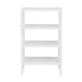 4-TIER SHELVING UNIT STACKO BRICK 30X60X100CM WHITE