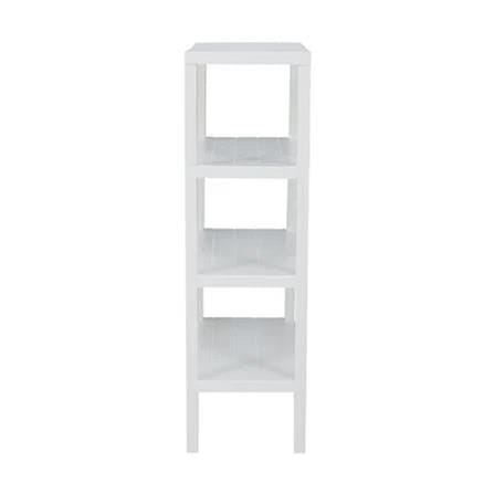 4-TIER SHELVING UNIT STACKO BRICK 30X60X100CM WHITE