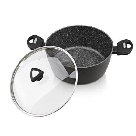 CS GLASS LID CLEAR 24CM CSLID20024