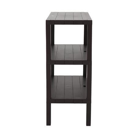3-TIER SHELVING UNIT STACKO BRICK 30X60X73CM BROWN