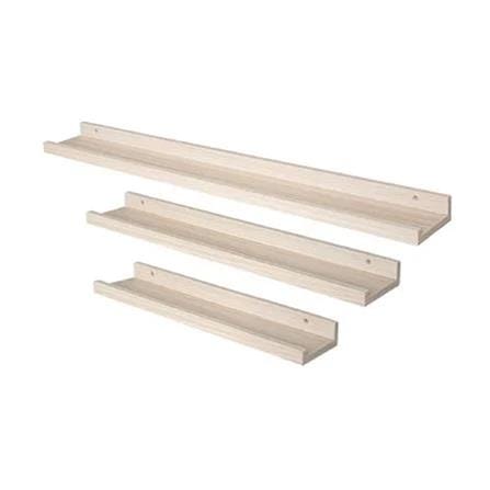 WALL SHELF SET STACKO COZI (S,M,L) WALNUT 3PCS