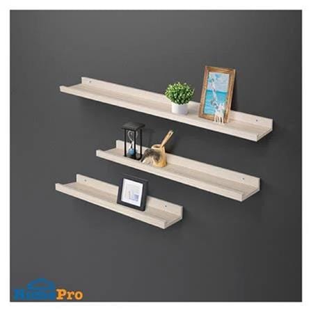 WALL SHELF SET STACKO COZI (S,M,L) WALNUT 3PCS