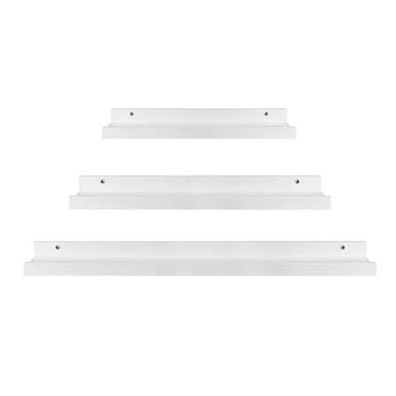 WALL SHELF SET STACKO COZI (S,M,L) WHITE 3PCS