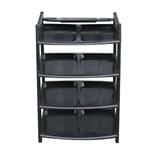 4 TIER SHOE RACK51X41X80CM ME LIVING GREY