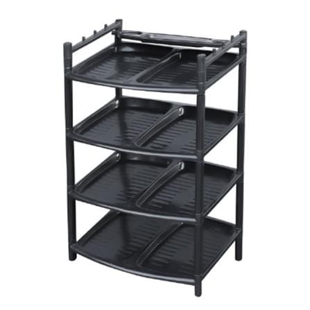 4 TIER SHOE RACK51X41X80CM ME LIVING GREY