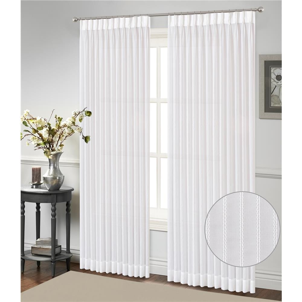 NIKI CAINS SHEER CURTAIN EYELET SHELLY 233659 WH